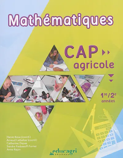 Mathématiques : CAP agricole, 1re-2e années