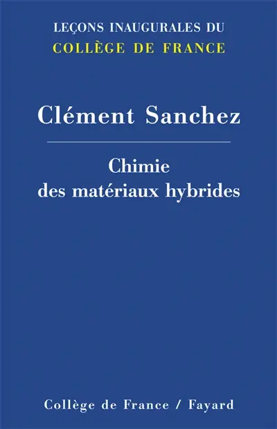 Chimie des matériaux hybrides Chimie des matériaux hybrides