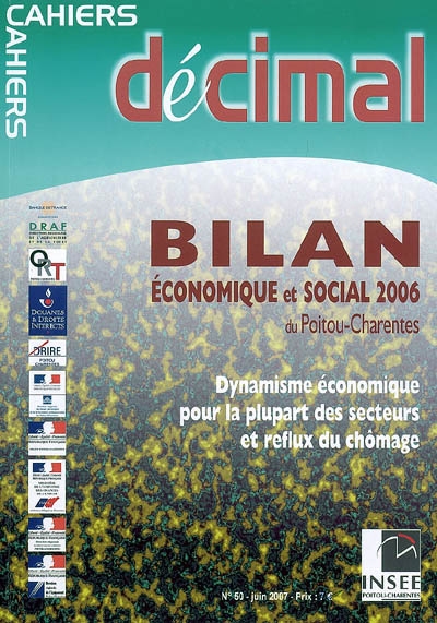 Bilan économique et social 2006 du Poitou-Charentes : dynamisme économique pour la plupart des secteurs et reflux du chômage