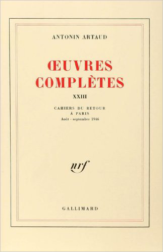 Oeuvres complètes. Vol. 23. Cahiers du retour à Paris : août-septembre 1946