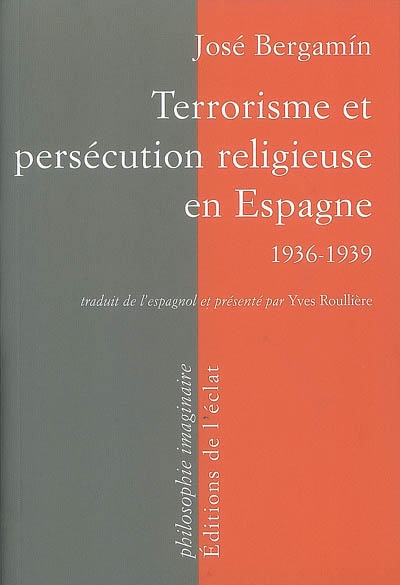 Terrorisme et persécution religieuse en Espagne, 1936-1939