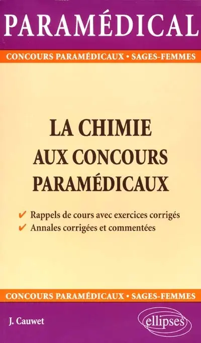 La chimie aux concours paramédicaux
