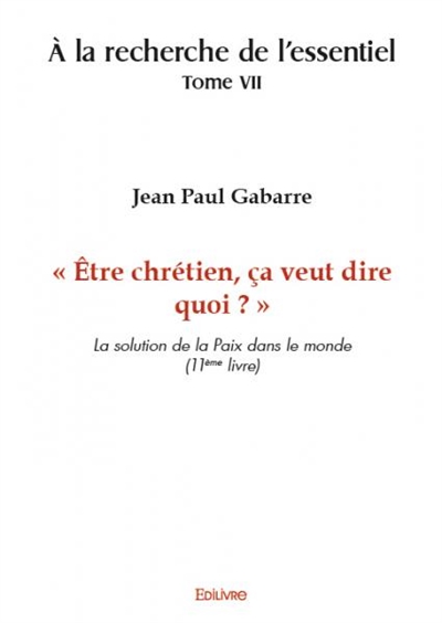 À la recherche de l'essentiel