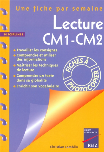 Lecture, CM1-CM2