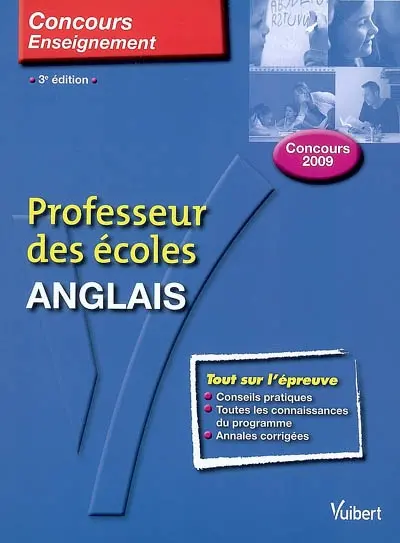 Professeur des écoles anglais : concours 2009