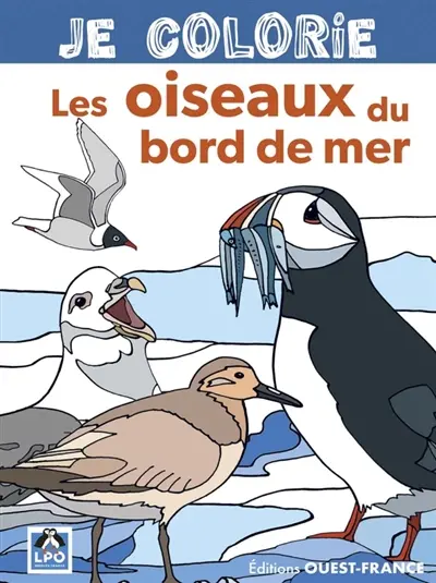Je colorie les oiseaux du bord de mer