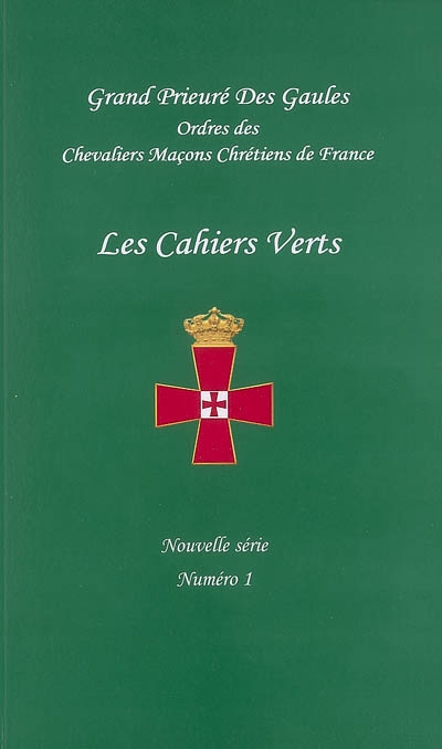 Cahiers verts, nouvelle série (Les), n° 1