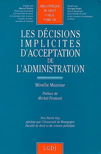 Les Décisions implicites d'acceptation de l'administration