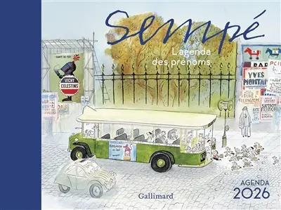 Sempé, l'agenda des prénoms : agenda 2026