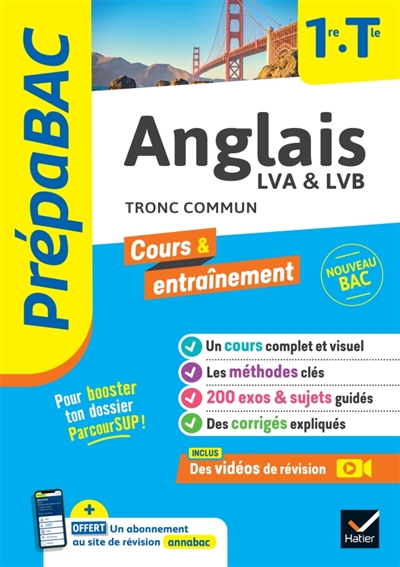 Anglais LVA & LVB tronc...
