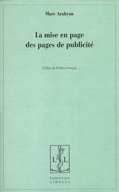 La mise en page des pages de publicité