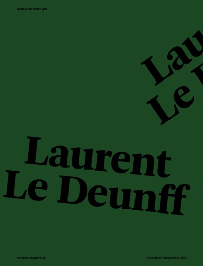 pleased to meet you, n° 12. laurent le deunff