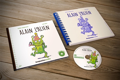 Alain l'alien : livre CD MP3 + braille et gros caractères