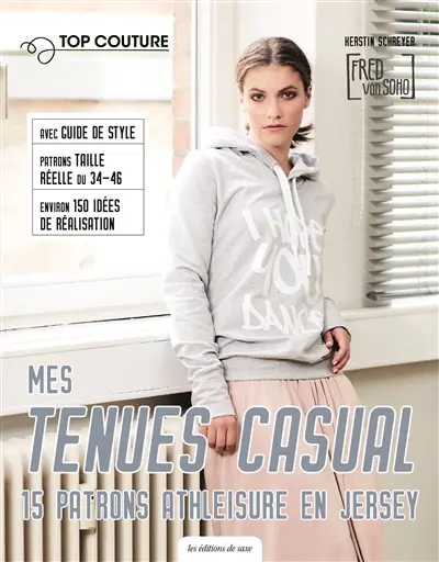 Mes tenues casual : 15 patrons athleisure en jersey