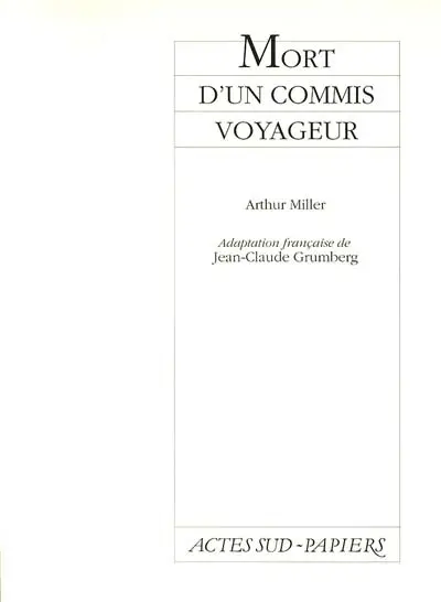 Mort d'un commis voyageur