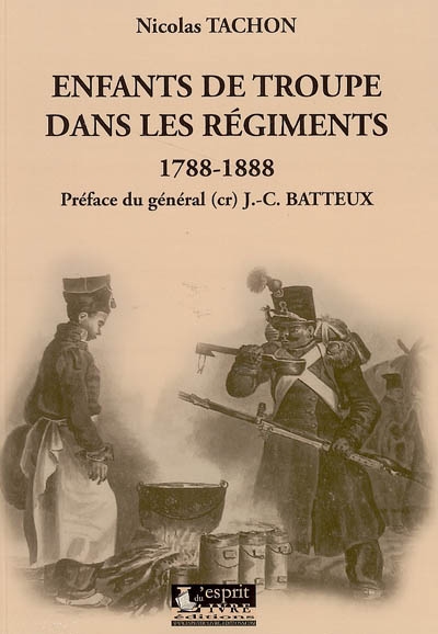 Enfants de troupe dans les régiments : 1788-1789