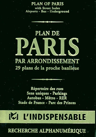 Plan de Paris par arrondissement, 29 plans de la proche banlieue, R16