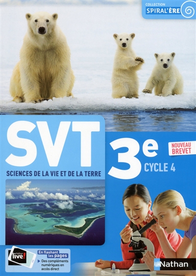 SVT, sciences de la vie et de la Terre : 3e