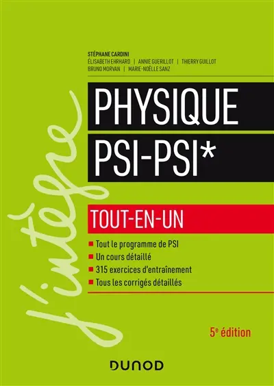 Physique PSI, PSI* : tout-en-un
