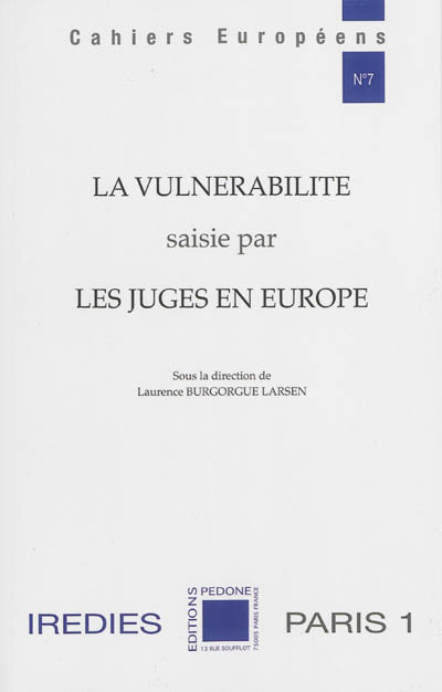La vulnérabilité saisie par les juges en Europe