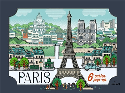 Paris : 6 cartes pop-up