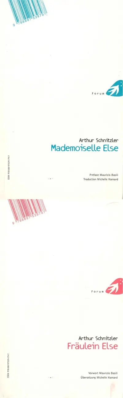 Mademoiselle Else. Fraülein Else