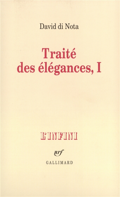 Traité des élégances. Vol. 1