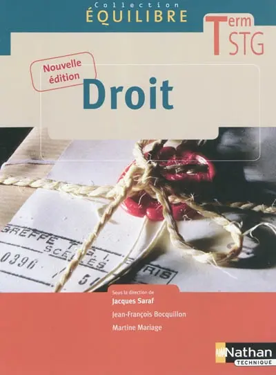 Droit, term STG