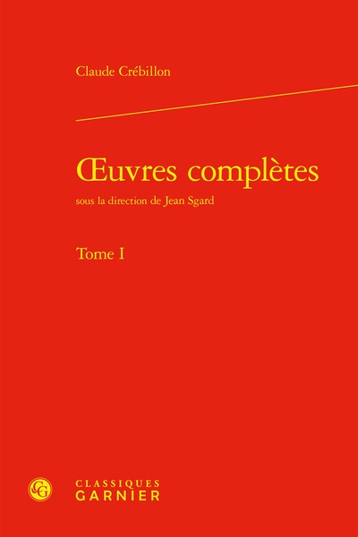 Oeuvres complètes. Vol. 1