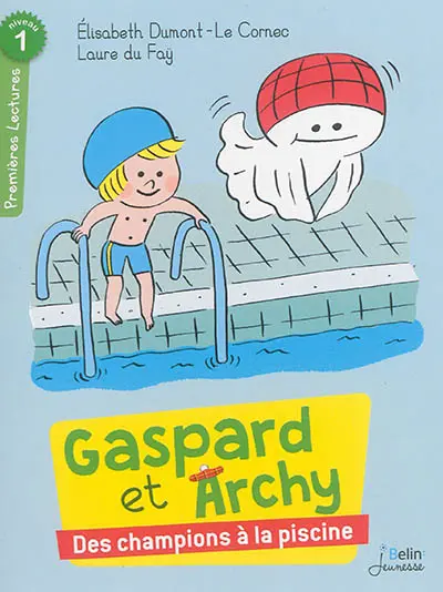 Gaspard et Archy. Des champions à la piscine