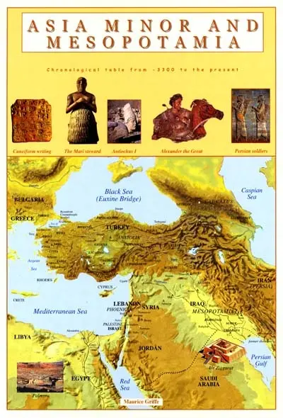 Asia minor and Mesopotamia : chronological table from -3300 to the present