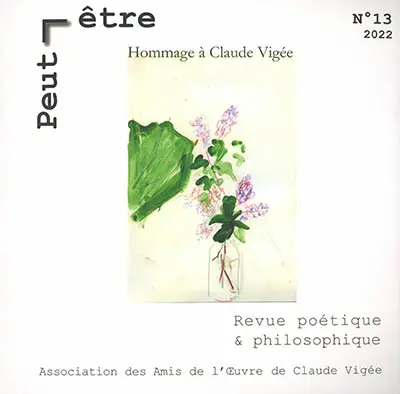 Peut-être, n° 13. Hommage à Claude Vigée