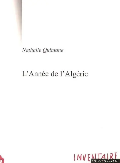 L'année de l'Algérie
