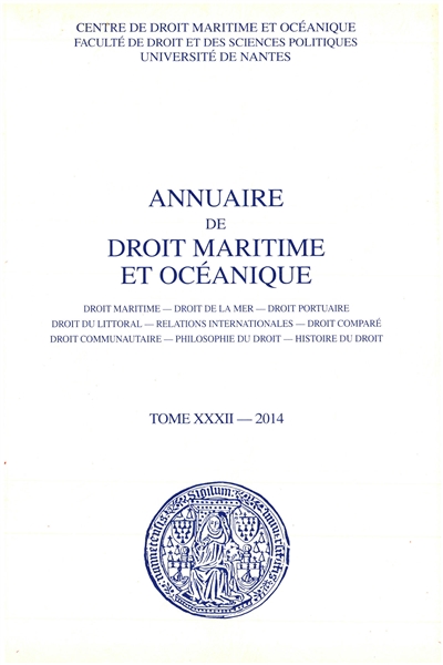 Annuaire de droit maritime...