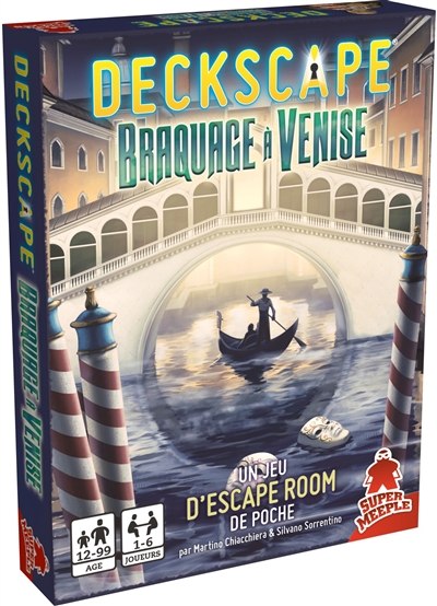 Deckscape. Braquage à Venise : un jeu d'escape room de poche