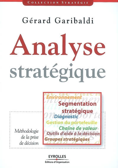 Analyse stratégique : méthodologie de la prise de décision