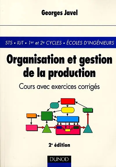 Organisation et gestion de la production : cours avec exercices corrigés
