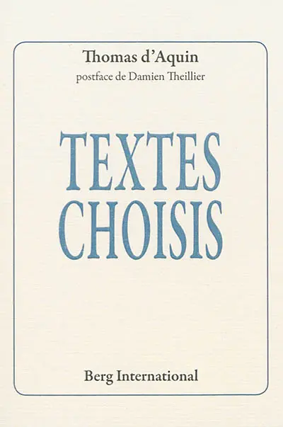 Textes choisis