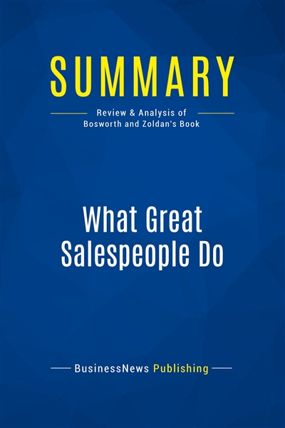 Summary : What Great...