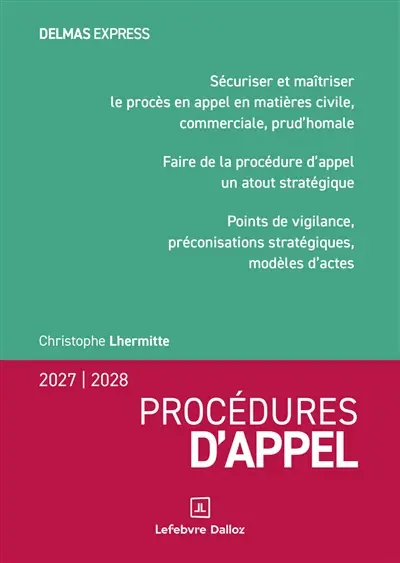 Procédures d'appel 2027-2028