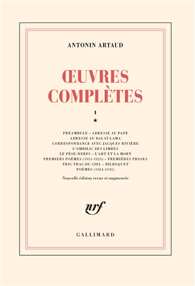 Oeuvres complètes. Vol. 1-1