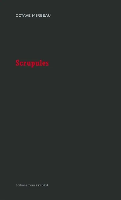 Scrupules. Une perquisition en 1894