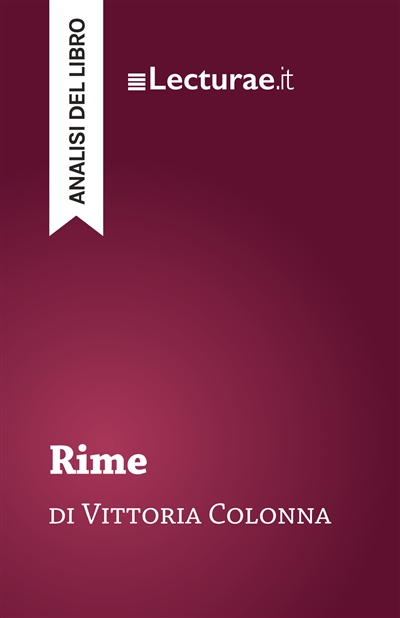 Rime : Vittoria Colonna...