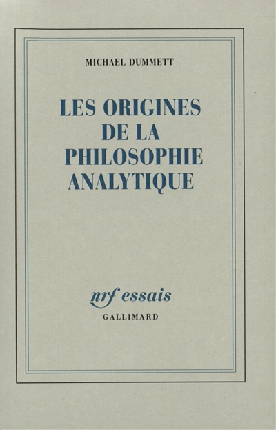 Les origines de la philosophie analytique