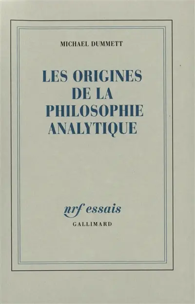 Les origines de la philosophie analytique