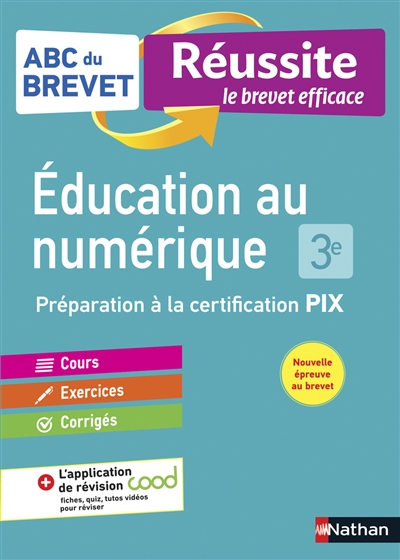 Education au numérique, 3e : préparation à la certification PIX