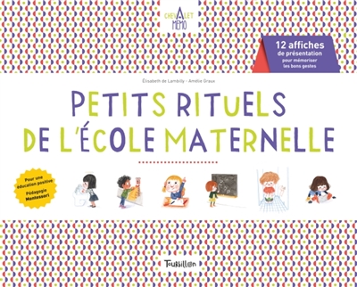 Petits rituels de l'école maternelle : 12 affiches de présentation pour mémoriser les bons gestes