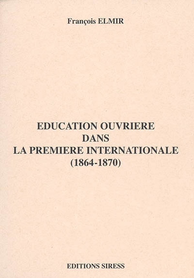 Education ouvrière dans la...