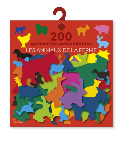 Les animaux de la ferme : 200 gommettes autocollantes
