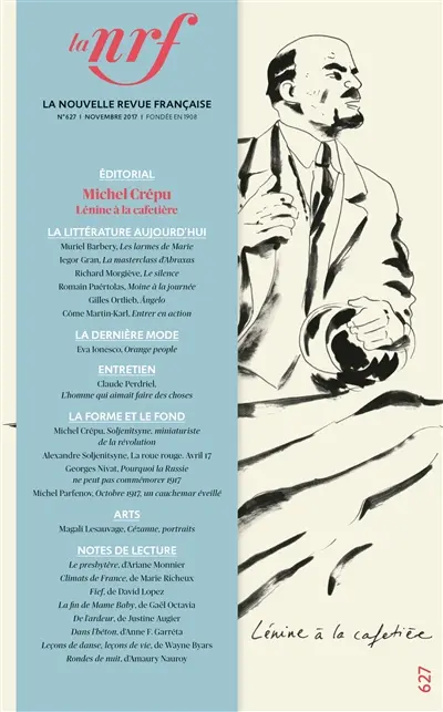 Nouvelle revue française, n° 627